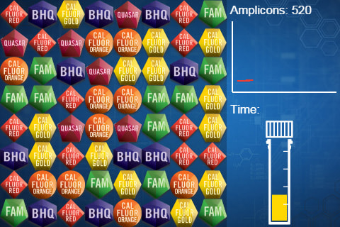 qPCR Crush tile-matching board